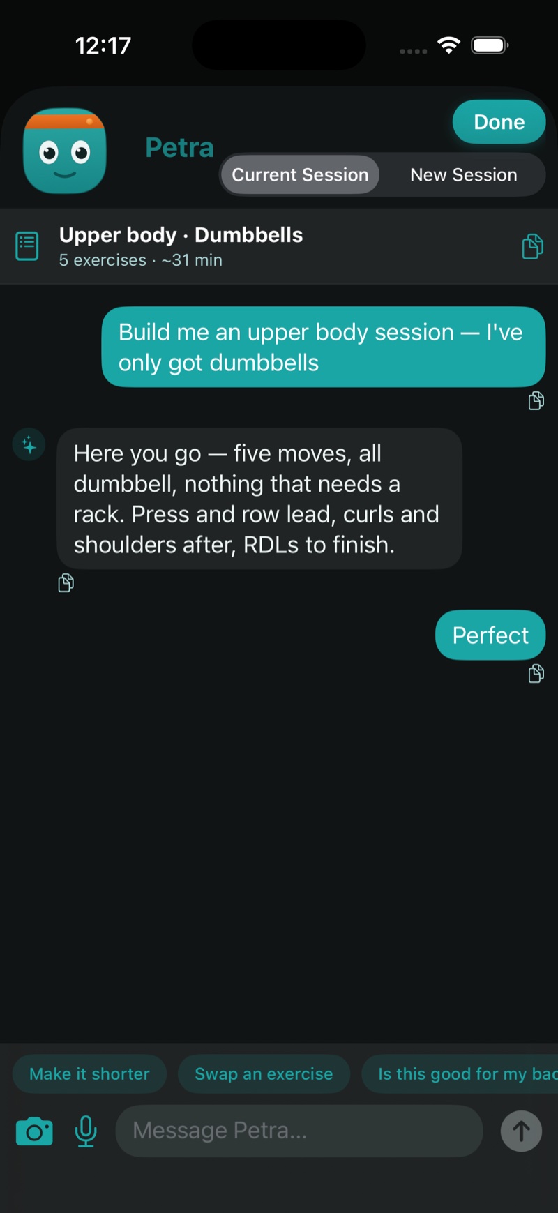 The AI coach in conversation